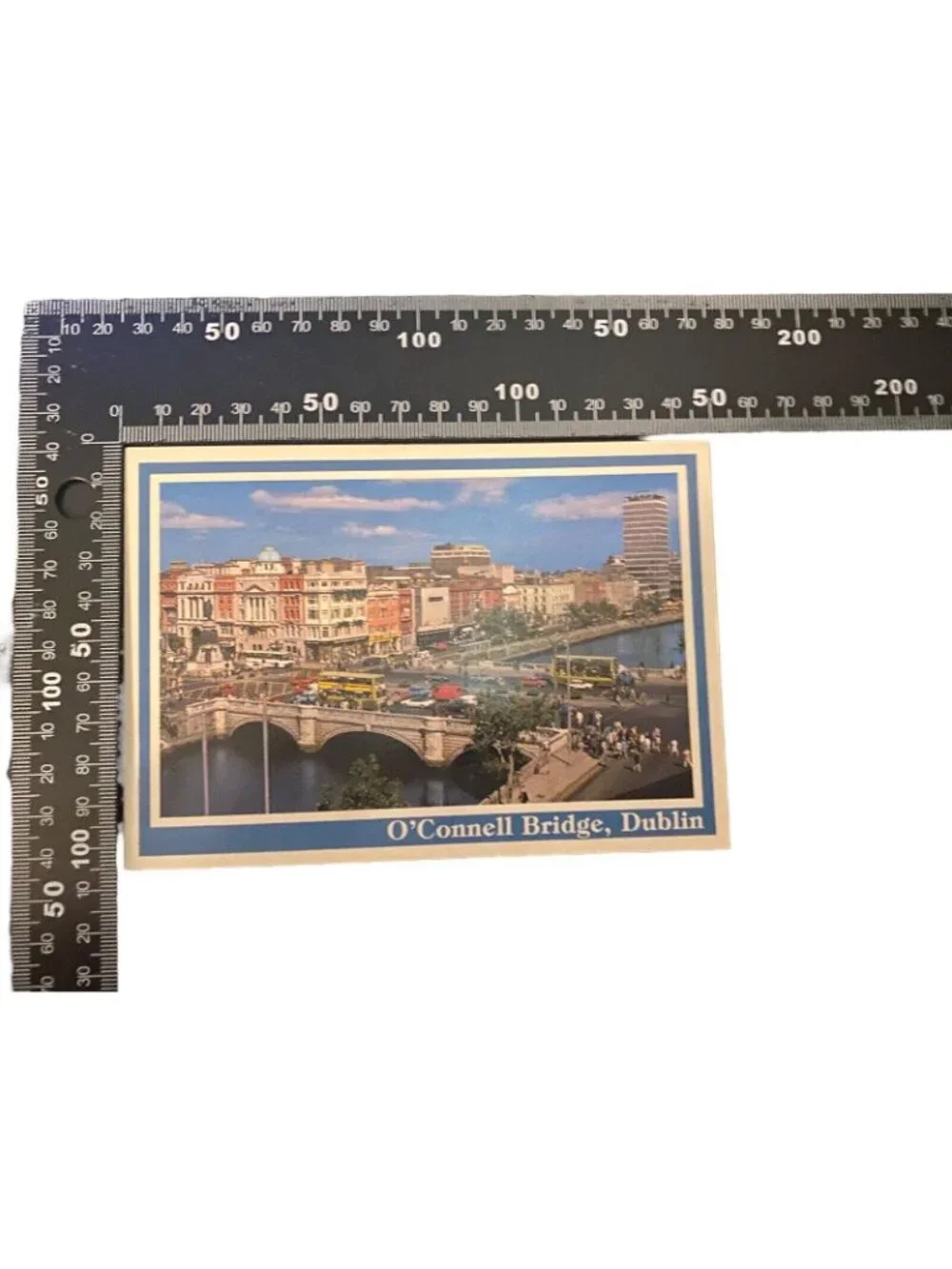 O’Connell Bridge Dublin Vtg Postcard Ireland John Hinde Unposted